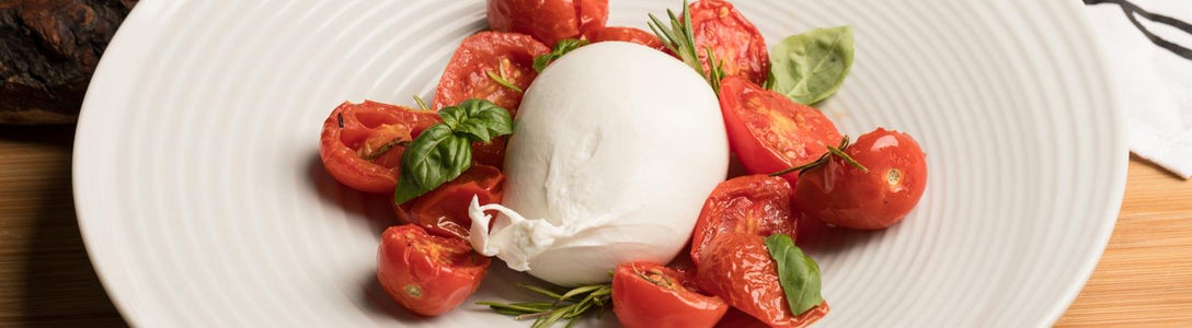 Burrata e confit