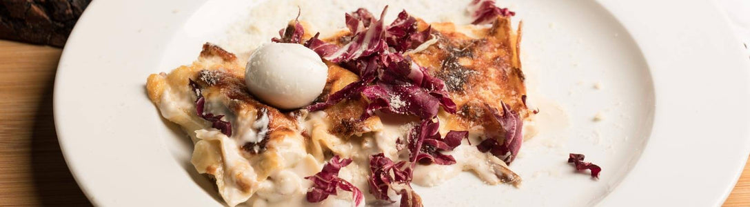 Lasagnetta Mascarpone Radicchio Rosso e Noci